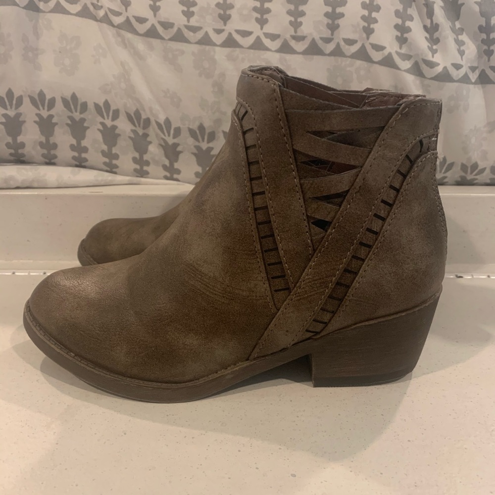 Brown booties
